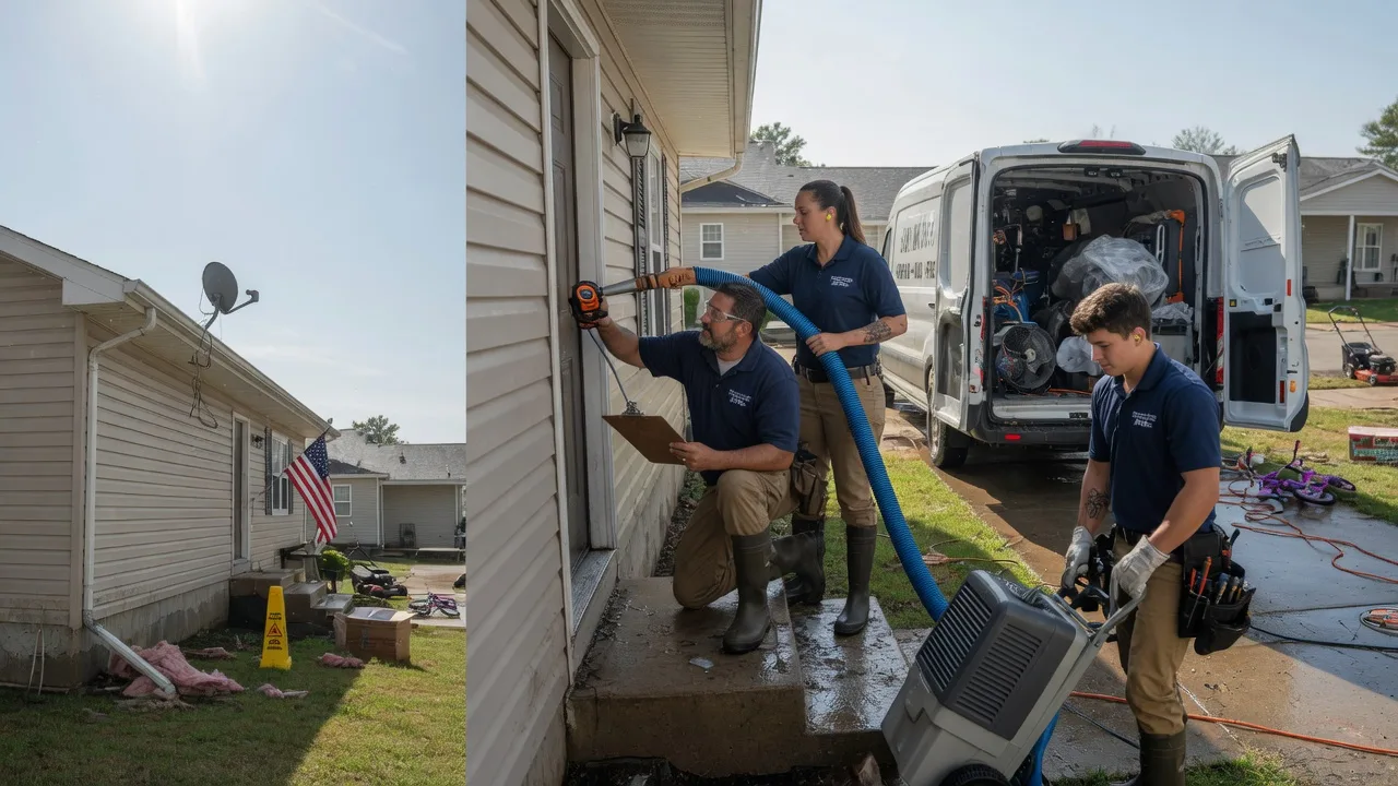 Ceiling Water Damage Restoration in Stewart, MN near me
